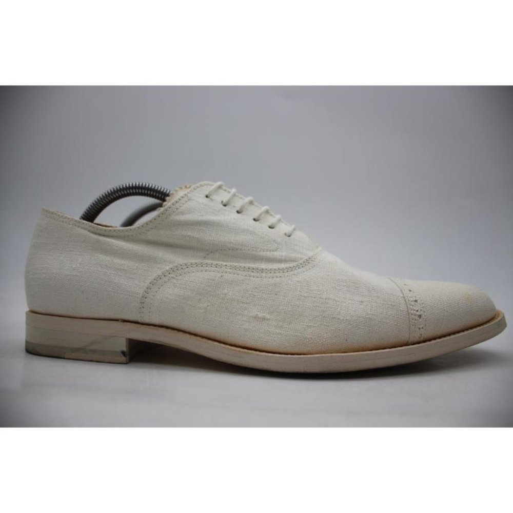 JIL SANDER Men's Size UK 9.5 Cap Toe Dress Shoes Lace Up